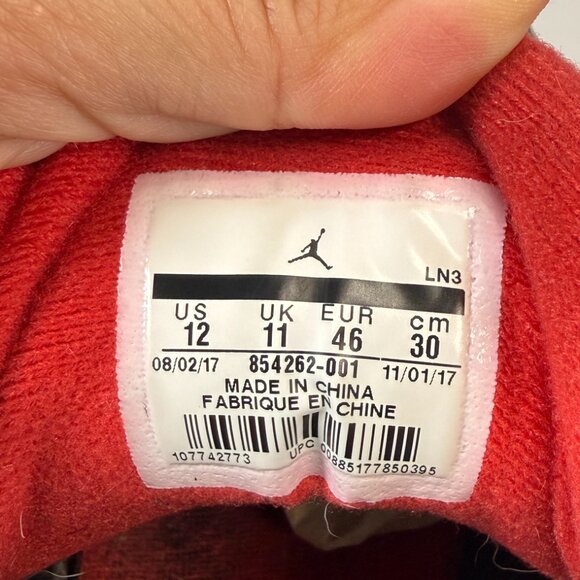 Nike Air Jordan 3 Retro OG “Black Cement” 2018 Size 12 | Pre-Owned | See Details - Picture 6 of 10